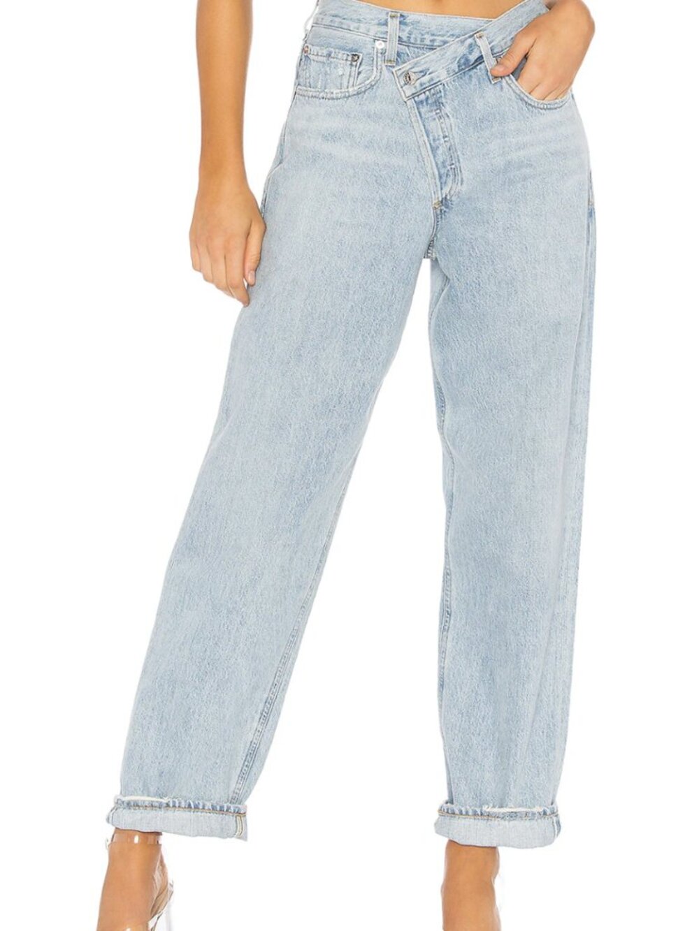 AGOLDE Criss Cross Upsized Jeans in Suburbia